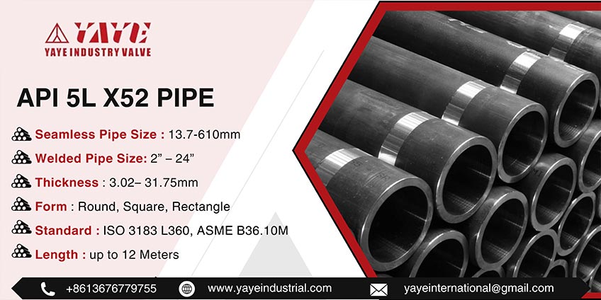 API 5L X52 Pipe 