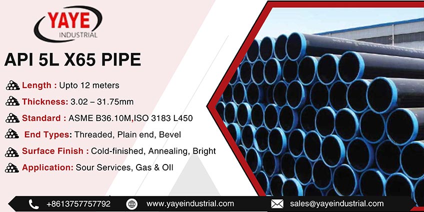 API 5L X65 Pipe 
