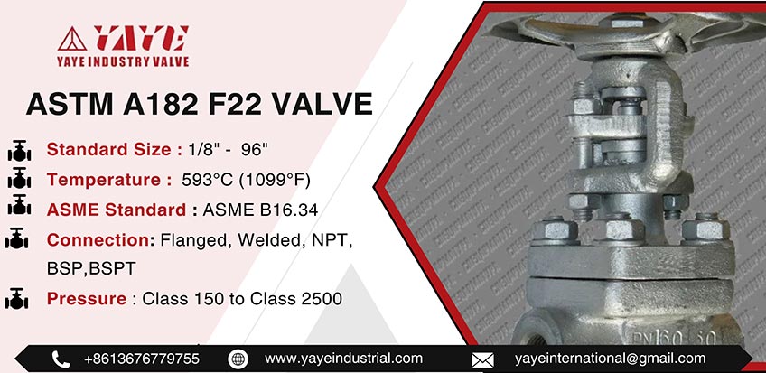 ASTM A182 F22 Valve