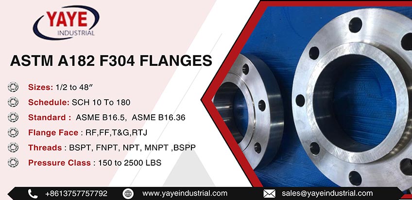 ASTM A182 F304 Flanges