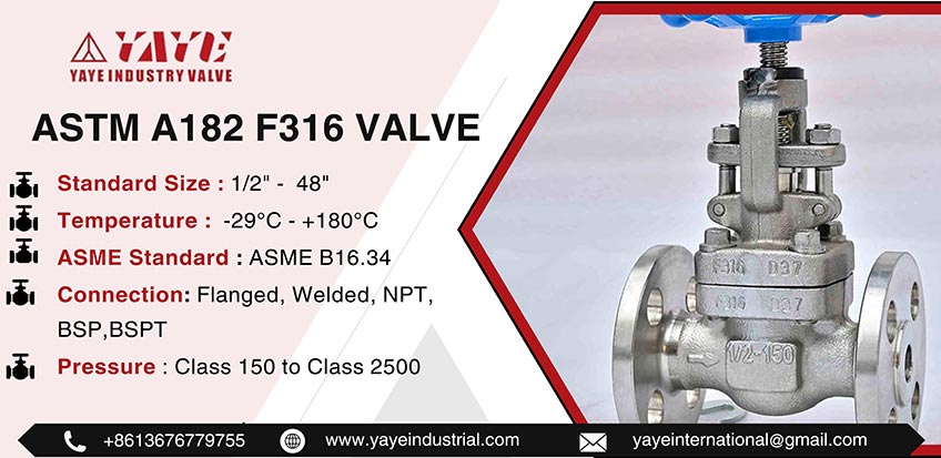 ASTM A182 F316 Valve
