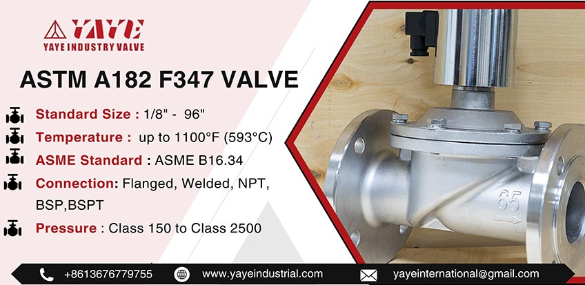 ASTM A182 F347 Valve