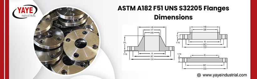 ASTM A182 F51 UNS S32205 Flanges Dimensions