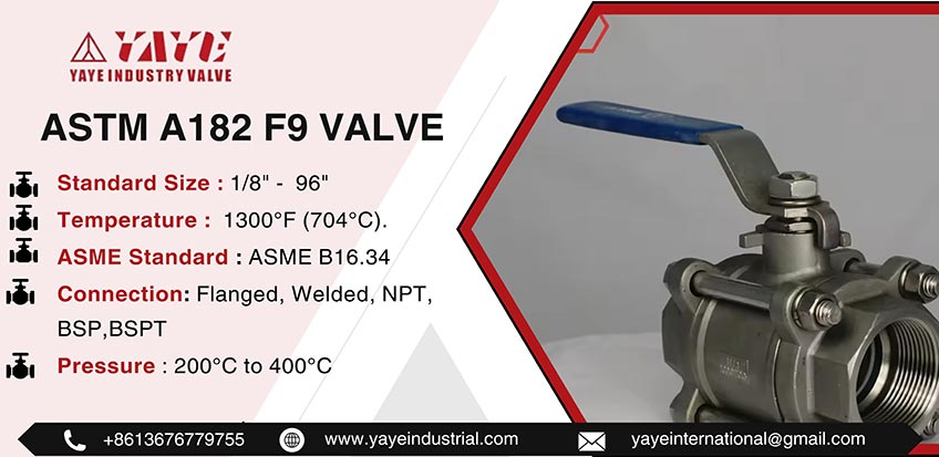 ASTM A182 F9 Valve