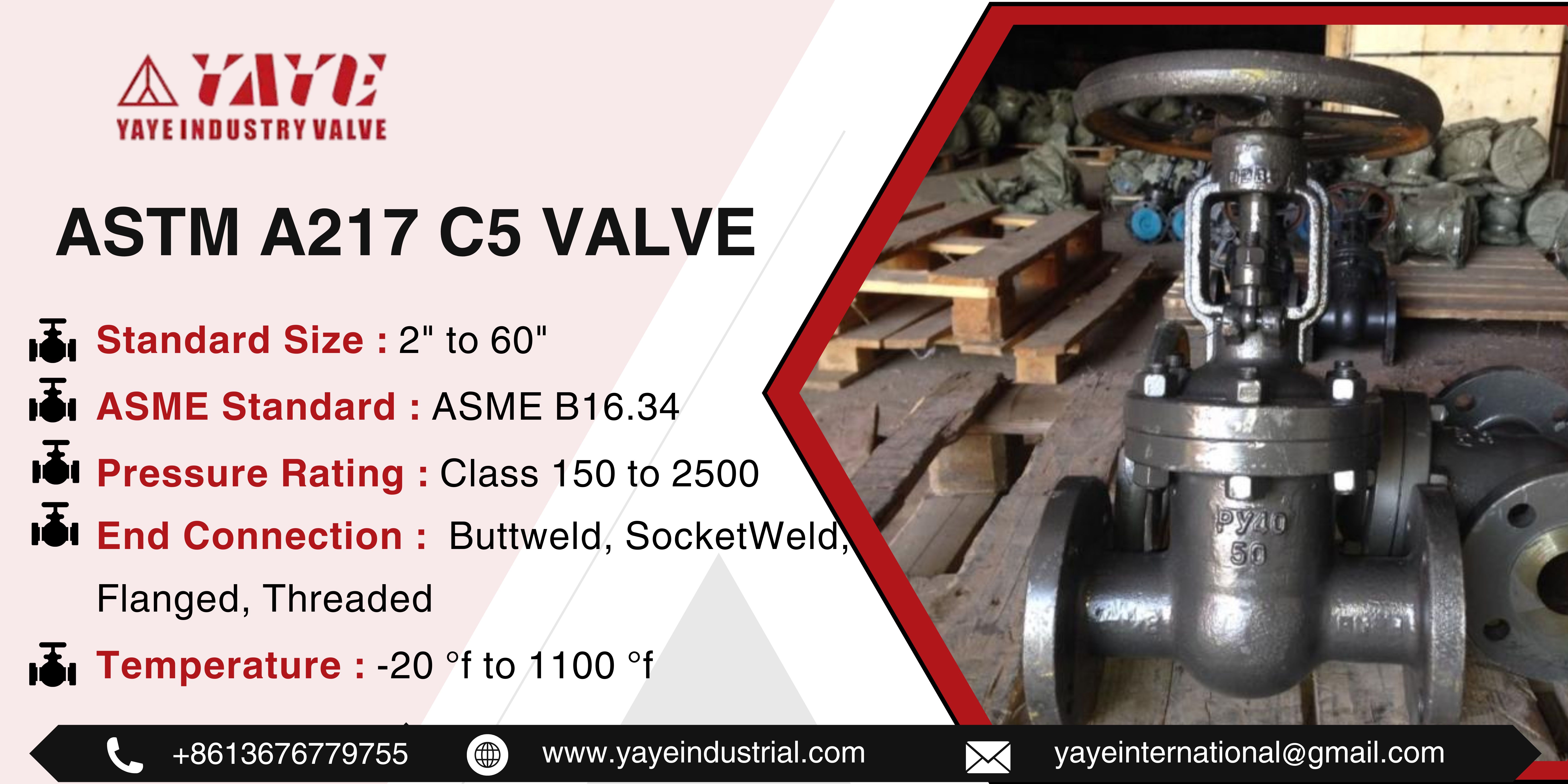 ASTM A217 C5 Valve