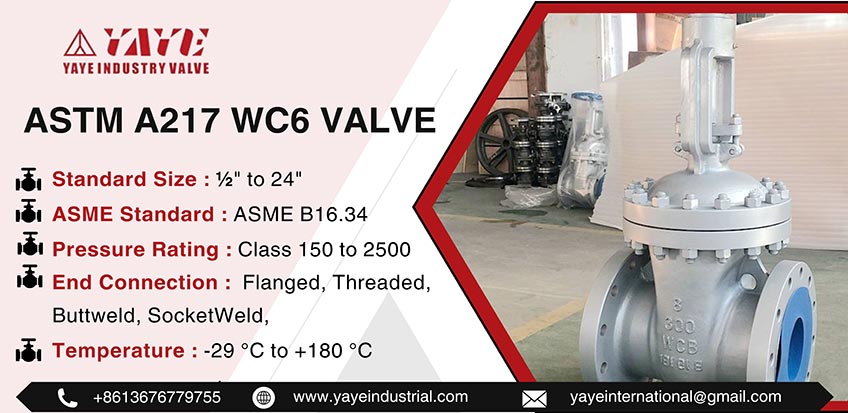 ASTM A217 WC6 Valve