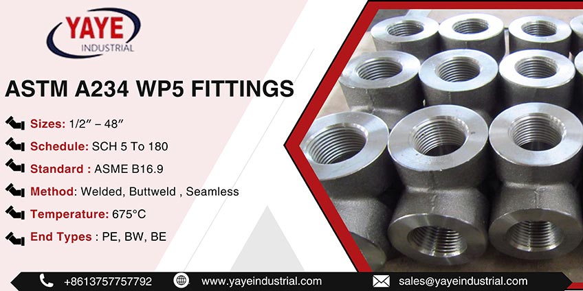 ASTM A234 WP5 Fittings