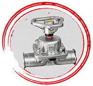 ASTM A351 Grade CF8C Diaphragm Valves
