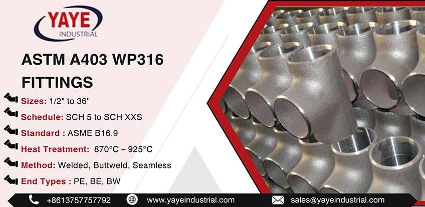 ASTM A403 WP316 Fittings
