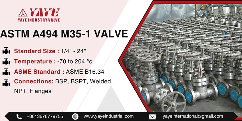 	ASTM A494 M35-1 Valve