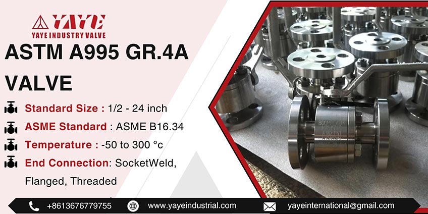 ASTM A995 Gr 4A Valve