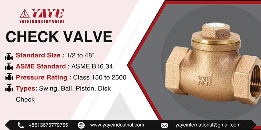 Check Valve Manufacturer in China