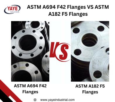 Difference ASTM A694 F42 Flanges VS ASTM A182 F5 Flanges
