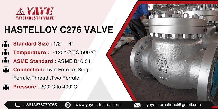 Hastelloy C276 Valve