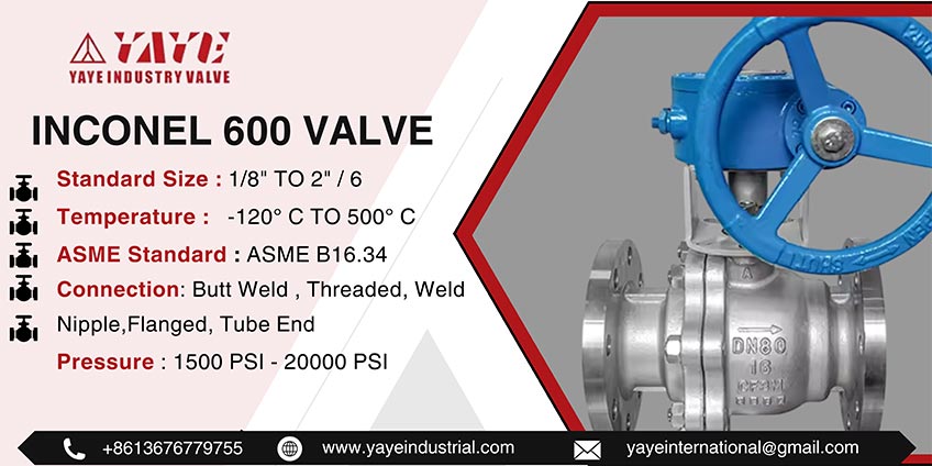 Inconel 600 Valve